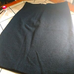 Moschino Wool Black Pencil Size 10 Skirt